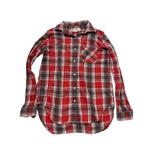 Denim & Supply Ralph Lauren RL Boyfriend Plaid Flannel Shirt Women's S